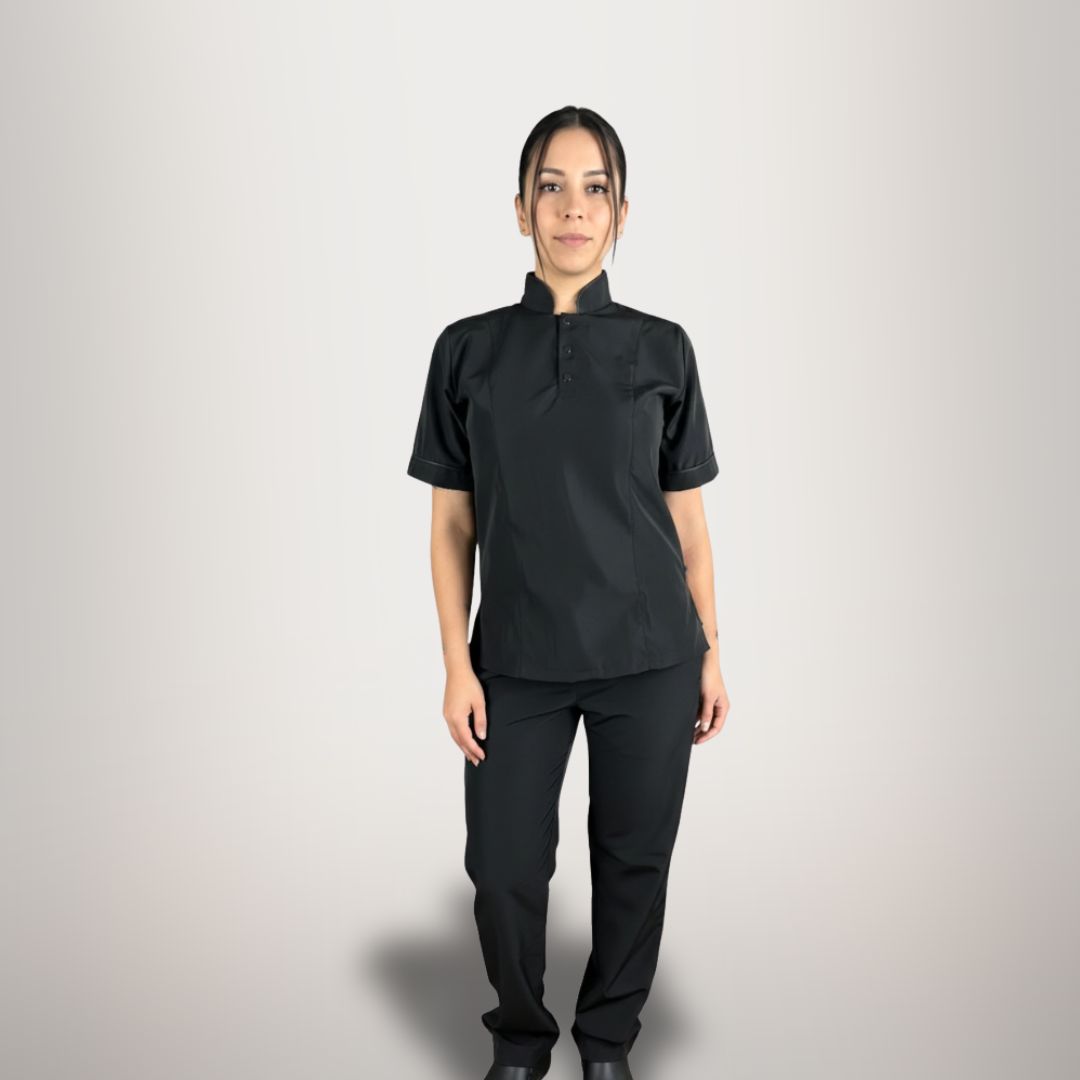 Conjunto Antifluido Todo Negro Mujer