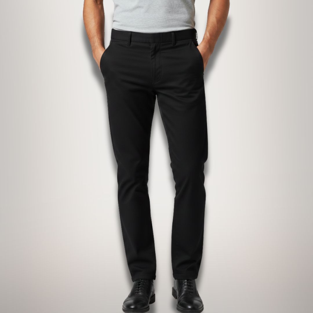 Pantalón Dril Hombre Negro